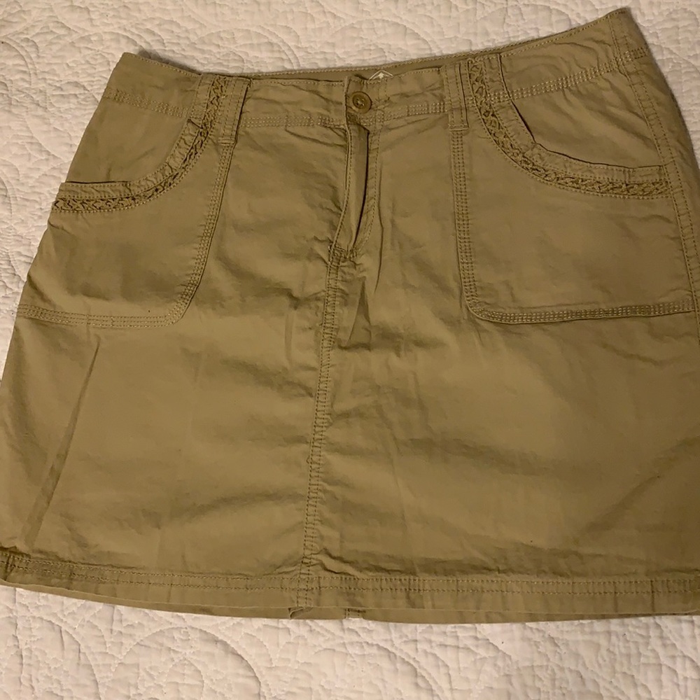 Khaki skort